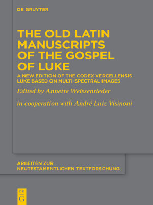 cover image of The Old Latin Manuscripts of the Gospel of Luke